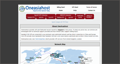 Desktop Screenshot of oneasiahost.com