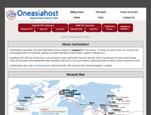 Tablet Screenshot of oneasiahost.com